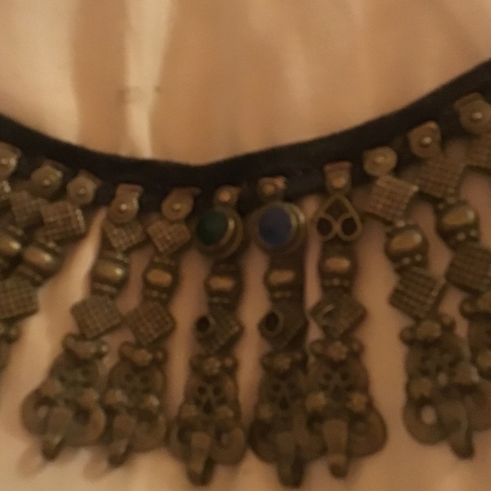Vintage-Inspired Afghan choker